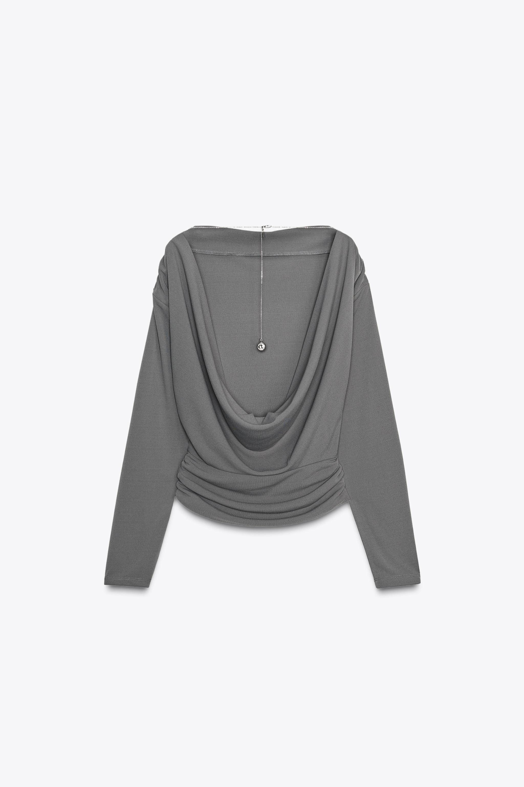 TOP DOS DRAPÉ BIJOU